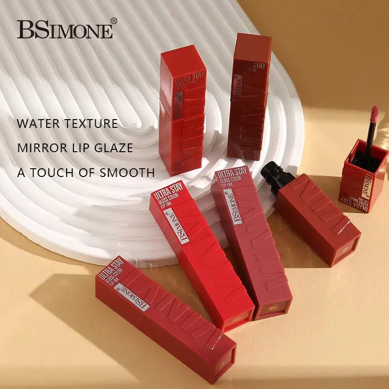 Lápiz Labial Líquido Mate de 4.2ml, Larga Duración, Tono Nude, Brillo Labial Terciopelo, No se Transfiere, Resistente al Agua.